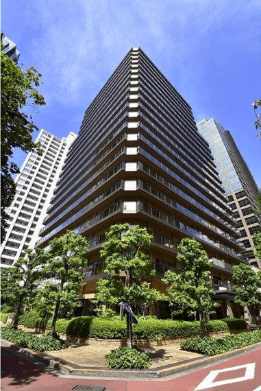 西新宿パークサイドタワーの外観