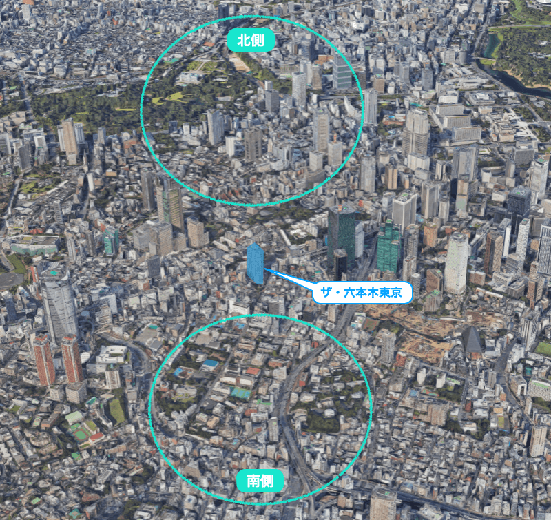 ザ・六本木東京の眺望