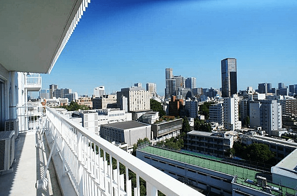 三田綱町パークマンションの眺望