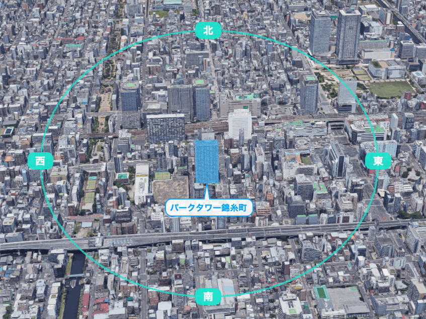 パークタワー錦糸町の眺望