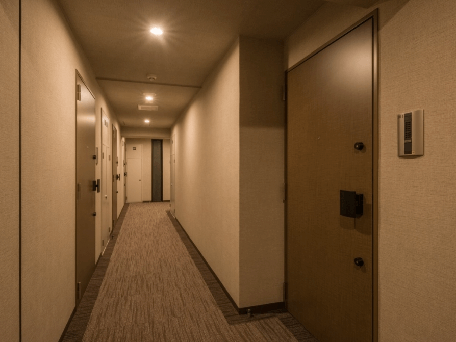 アーバネックス西新宿Ⅱの内廊下