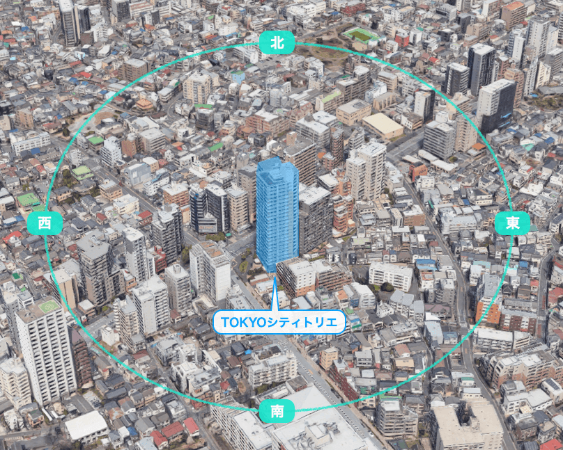 TOKYOシティトリエの眺望