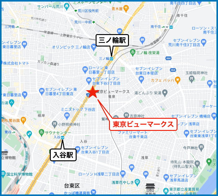 東京ビューマークスの地図